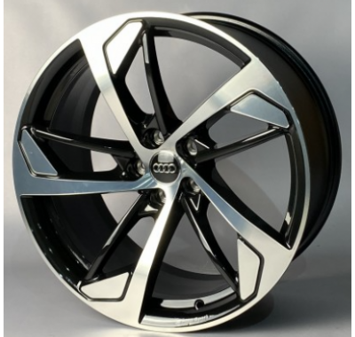 Диски Replica A606 BKF R20 W9 PCD5x112 ET26 DIA66.6